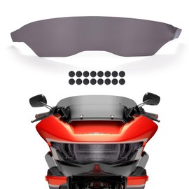 Kiawnia Headlight Lens Cover, Front Headlight Guard for Harley Davidson CVO Road Glide FLTRXSE 2023-2024 & ST 2024, Waterproof Anti-Scratch Headlight Protective Cover (Dark Brown)