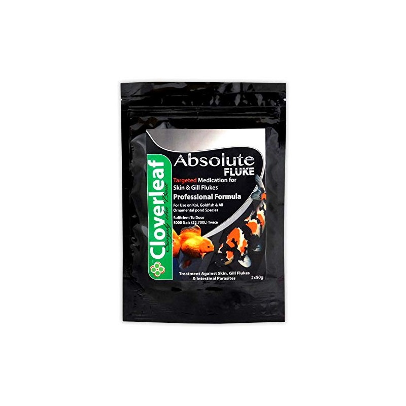 Cloverleaf Absolute Fluke 2 x 50g (treats 5000gals / 22,700Ltrs