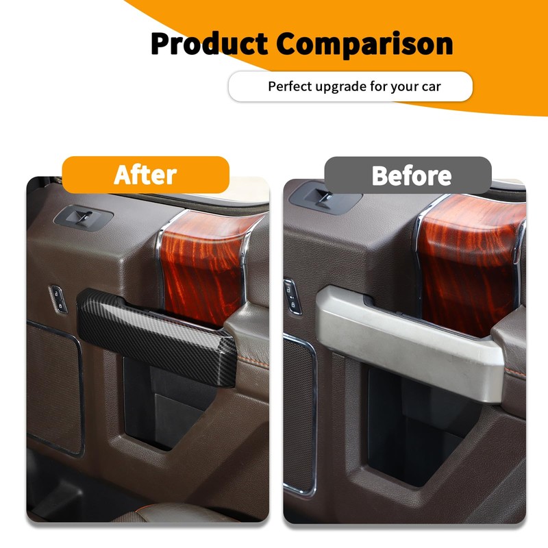 Hoolcar Inner Door Handle Cover Interior Door Handle Cover Trim