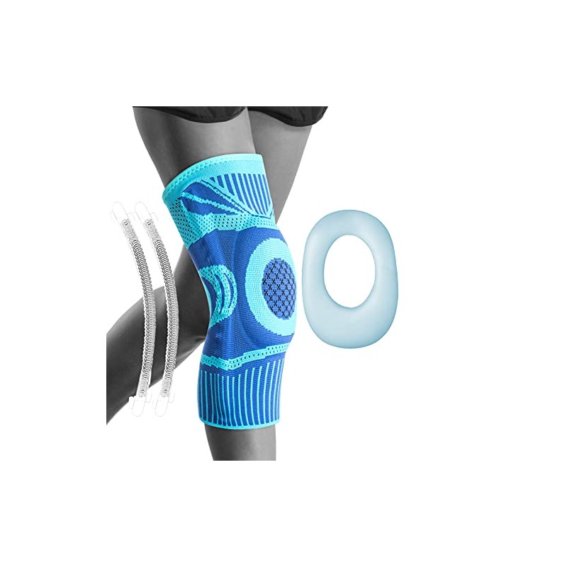 Knee Support with Side Stabilizers & Patella Gel Pad -