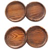 Wooden Coasters for Drinks - Natural Wood Drink Coaster Set
