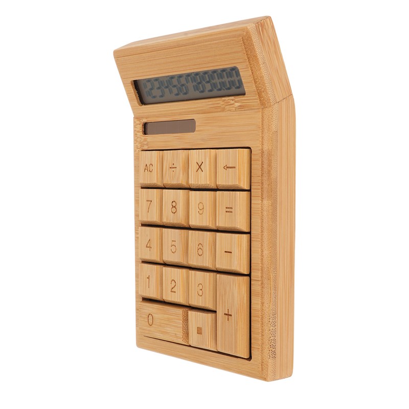 CS19 Solar Calculator Solar Battery Dual Power 12 Digit LCD