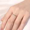 Meissa Silver Rings for Women Cubic Zirconia Bridal Wedding Bands
