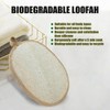 Natural Loofah Sponge Exfoliating Body Scrubber, Made of Natural Biodegradable