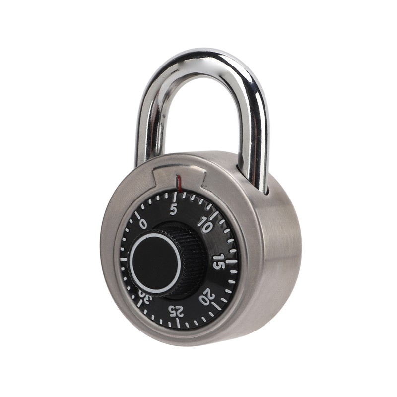 Dial Combination Lock Heat Treatment Hardened Steel Security Waterproof for