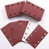 Sruhrak 80x133mm Sandpaper, 50 Pieces Sanding Sheets Hook and Loop