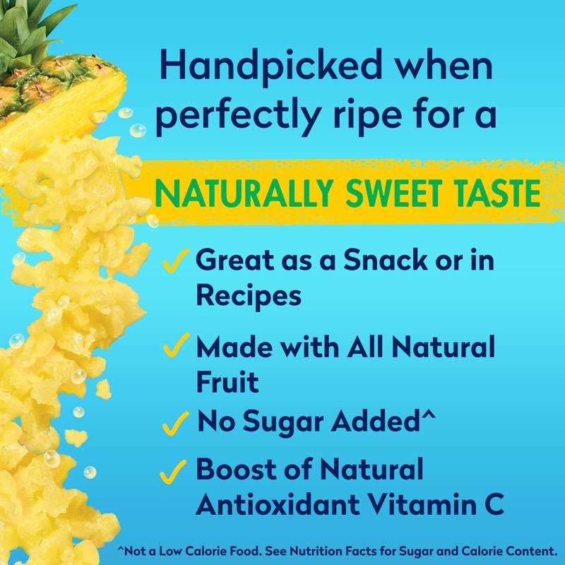 Dole Crushed Pineapple in 100% Pineapple Juice with No Sugar