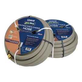 Underhill Proline Gold Series Commercial Garden Water Hose 75 ft, Lightweight, Heavy-Duty, Flexible, Kink Free, Industrial, 500 psi, H58-075PR0-G 5/8" x 75', Gold