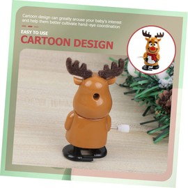 SUPVOX 6pcs Christmas Wind Up Santa Portable Creative for Parties Safe Clockwork Fun for Boys Xmas Stocking Stuffers Goody Bag Fillers