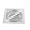 Less Steel, Square, Odour-Resistant, Bathroom Floor Drain, Waste Gate, Shower