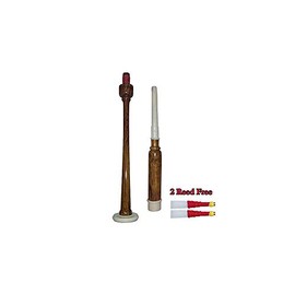 Great Highland Bagpipes Practice Chanter Rosewood Natural with 2 Synthetic Reeds Free