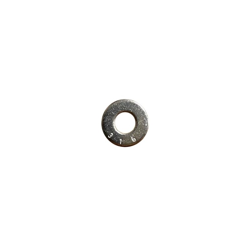 316 Stainless Steel Flat Washer #10 (50) arandela plana
