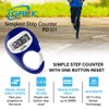 iGANK Simple Walking Pedometer Step Counter for men women kids