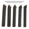 5Pcs 1/4in Indexable Turning Tool Set Cemented Carbide Machining Lathes