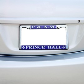 Generic Prince Hall Mason F. & A.M. License Plate Frame, RM003