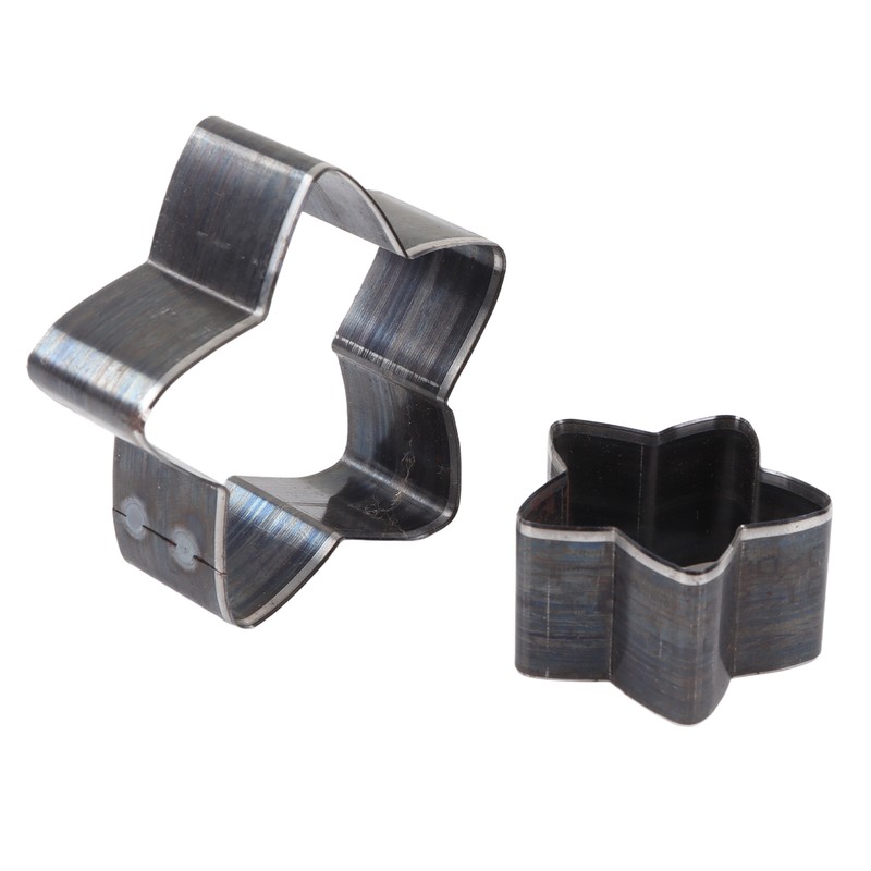 2Pcs Leather Cutting Die Star Shape Punch Cutter Craft Mould