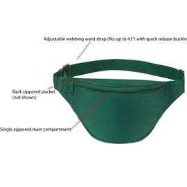 Fanny Pack, AirBuyW Women Men Travel Sport Running Cute Fanny Pack Bag Adjustable Strap Quick Release Bucker