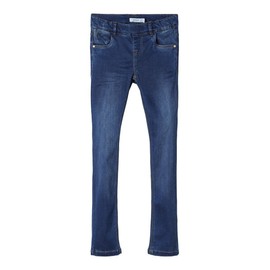 NAME IT Girl Jeans Skinny Fit Sweat, Dark denim blue