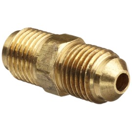 Anderson Metals 54042-04 Brass Tube Fitting, Union, 1/4" x 1/4" Flare