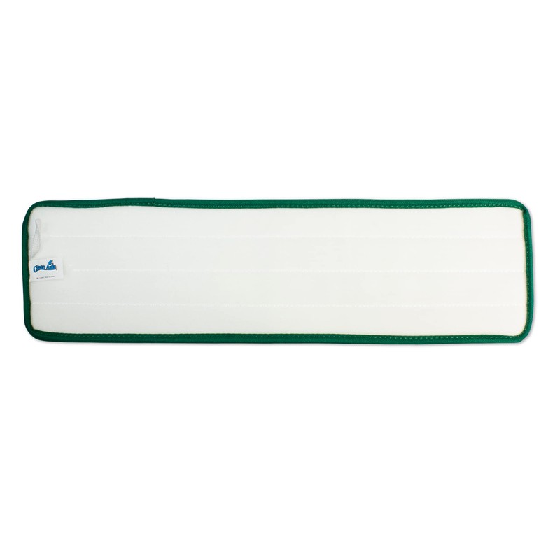 CleanAide Twist Yarn Microfiber Flat Mop Pad with Scrub Strips