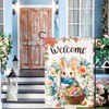 Welcome Easter Garden Flag Seasonal Garden Flags Easter egg bunny