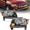 SOCKIR Halogen Headlight Assembly Fit for 2011 2012 2013 Jeep
