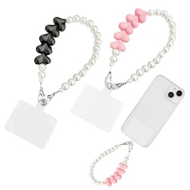 UOEPOWA Universal Phone Lanyard, Adjustable Crossbody Cell Phone Strap, Multifunctional Anti-Loss Neck Strap, Compatible with Most Smartphones (Phone Lanyard with Patch)