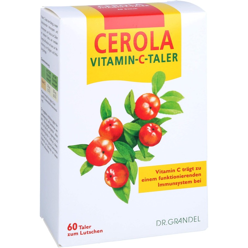 Cerola Vitamin C Taler, 60 St