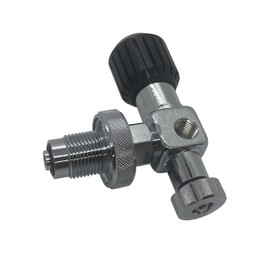 Preece Precision Scuba Filler DIN with On Off Line Valve and Bleed for Scuba Tank