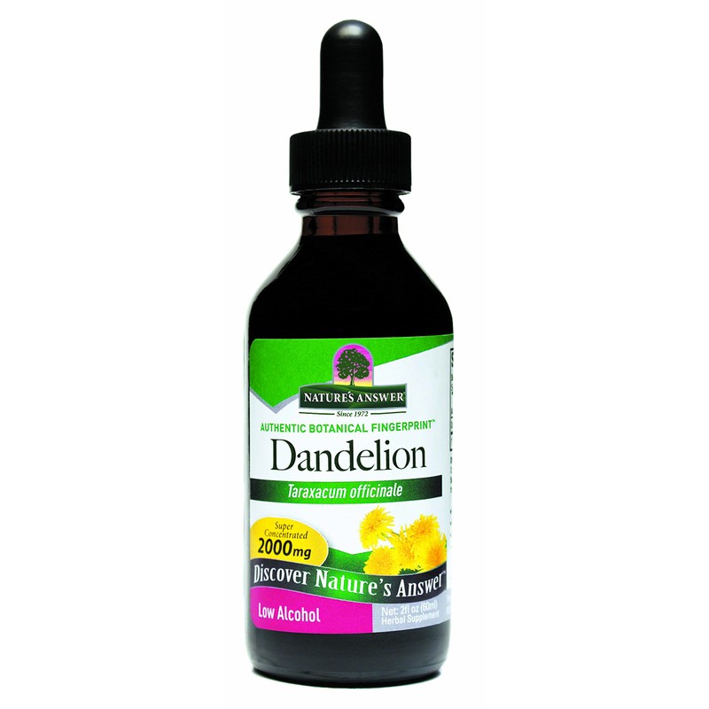 Natures Answer Dandelion Root, 2 000 Mg, 2 Oz Raíz