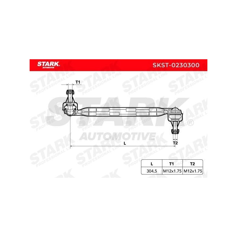 STARK SKST-0230300 Rod / Strut Stabiliser Bar Bar / Stabiliser