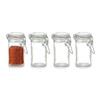 Zeller Spice Jars 4pcs. of Glass, 4.5 x 8.4 x
