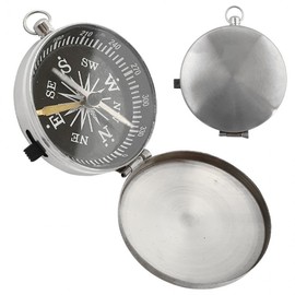 Daishin Silver Compass (G452) Portable Compass Fixed Compass mountain climbing