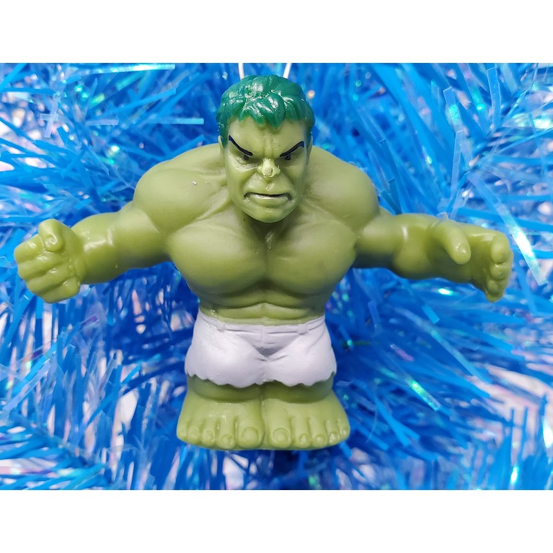 Generic Super Hero Ornament Set - Green Resin Comic Book