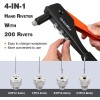 ValueMax 4-in-1 Hand Riveter/Rivet Gun Pop Rivet Tool Kit with