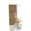 Cywinfow Lantern Kerosene Lamp Vintage Kerosene Lamp L392G (Green-Gold)