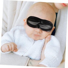 Beavorty 4pcs Baby Eye Mask Elastic Bands Disposable Light-proof Eyeshade for Newborns Perfect for Travel and Camping