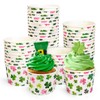 JarThenaAMCS 50 Packs St. Patrick's Day Shamrock Snack Cups Watercolor