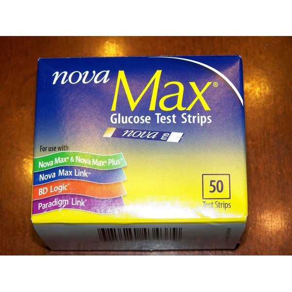 Nova Max Test Strip (50 count) [Box of 50]