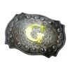 Moranse Golden Initial Letter A to Z Belt Buckle in