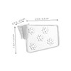Gadpiparty 40Pcs Adjustable Clear Fridge Divider Set Durable Organizers for