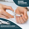 KLINGENHELD Precise Cuticle Nippers with Cuticle Pusher - Very Smooth