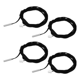 4pcs 10K Temperature Sensor Probe, 1 Meter Waterproof Temp Sensor Probe, Stainless Steel 3950 NTC Temp Sensor Probe, Digital Temperature Transmitter Extension Cable