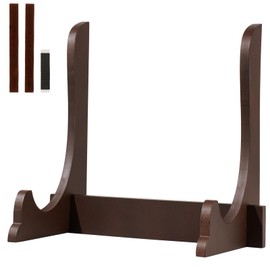 Archival Stand, Wood Photo Stand, 11.0 inches (28 cm) Assembly, Brown, Frames, Dish Frame, Photo Frames, Archival
