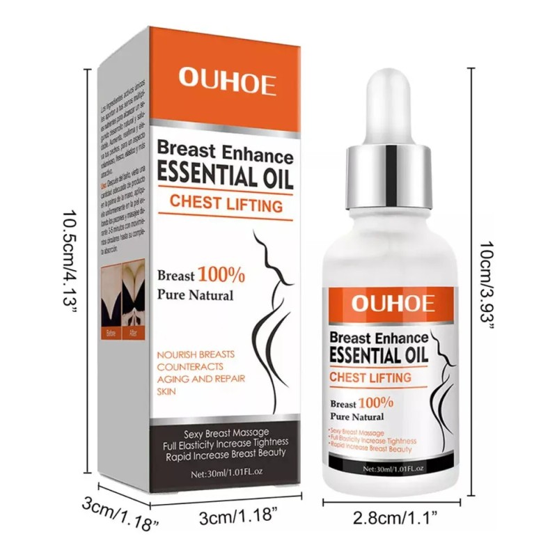 - Aceite Esencial For Estirar El Pecho, Embellecimiento De