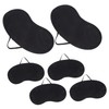Ipetboom 6pcs Blackout Sleep Masks for Airplane Travel Lightweight Comfortable