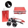 Zgood Portable Surgical Medical Binocular Loupes 2.5×420mm Optical Glasses with