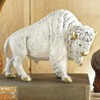 BLACK FOREST DECOR Sacred White Buffalo Sculpture