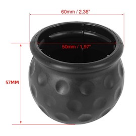 KUNLONGSKY 50mm Tow Bar Ball Cover Cap Towing Hitch Caravan Trailer Towball Protect for Car Truck Trailer RV ATV Quad, 500168882