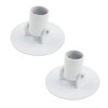 UTALIND 2 Pack Adjustable Ceiling Mount Shower Curtain Rod Sockets